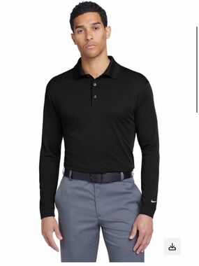 NWOT Nike Long Sleeve Dri-FIT Stretch Tech Polo